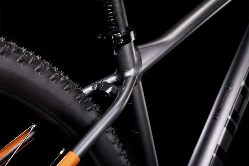 Cube Reaction Pro Hardtail Mountain Bike - Grey/Orange -3